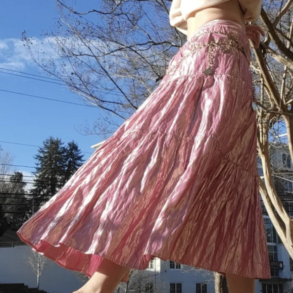 Pink Maxi Skirts
